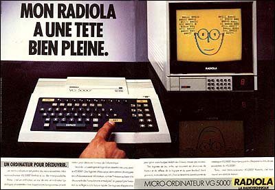 Micro-ordinateur Radiola VG 5000 (Philips / Radiola / Schneider, 1984) Micro-ordinateur Radiola VG 5000 (Philips / Radiola / Schneider, 1984)